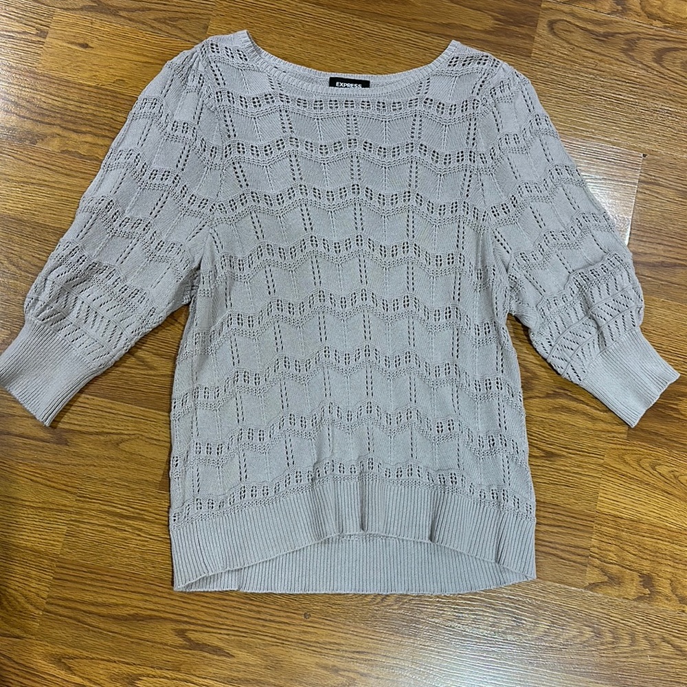 Puff-sleeve Express Sweater